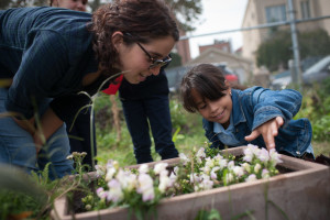 kids in garden